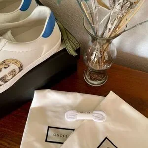 Gucci | Shoes | Limited Gucci Ace Sneaker With Python Logo  display picture 1